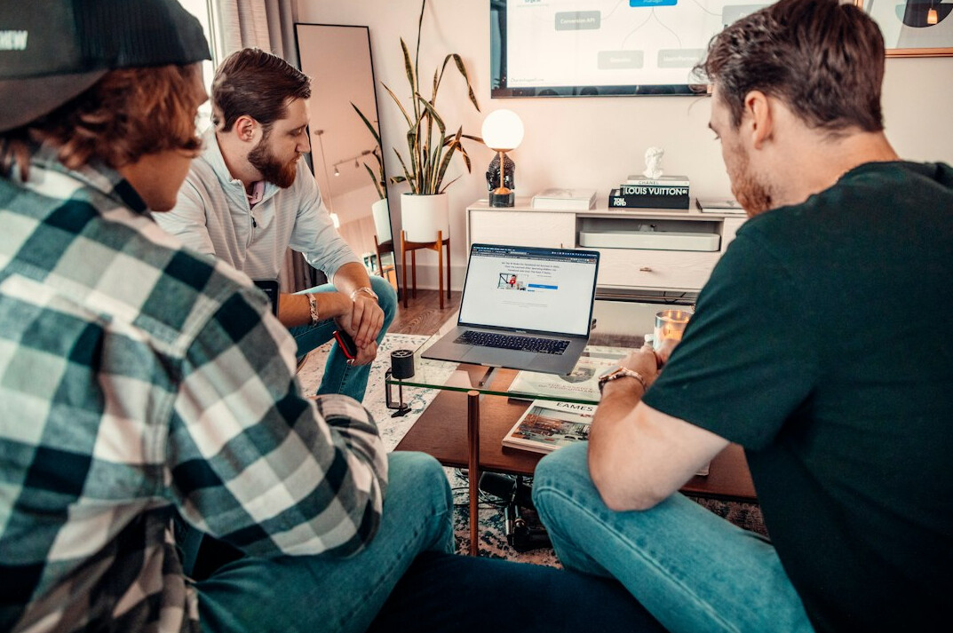 team of developers brainstorming