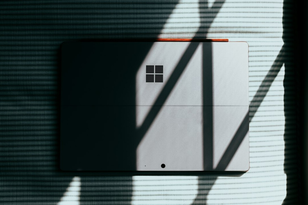 Laptop screen displaying a padlock data security icon