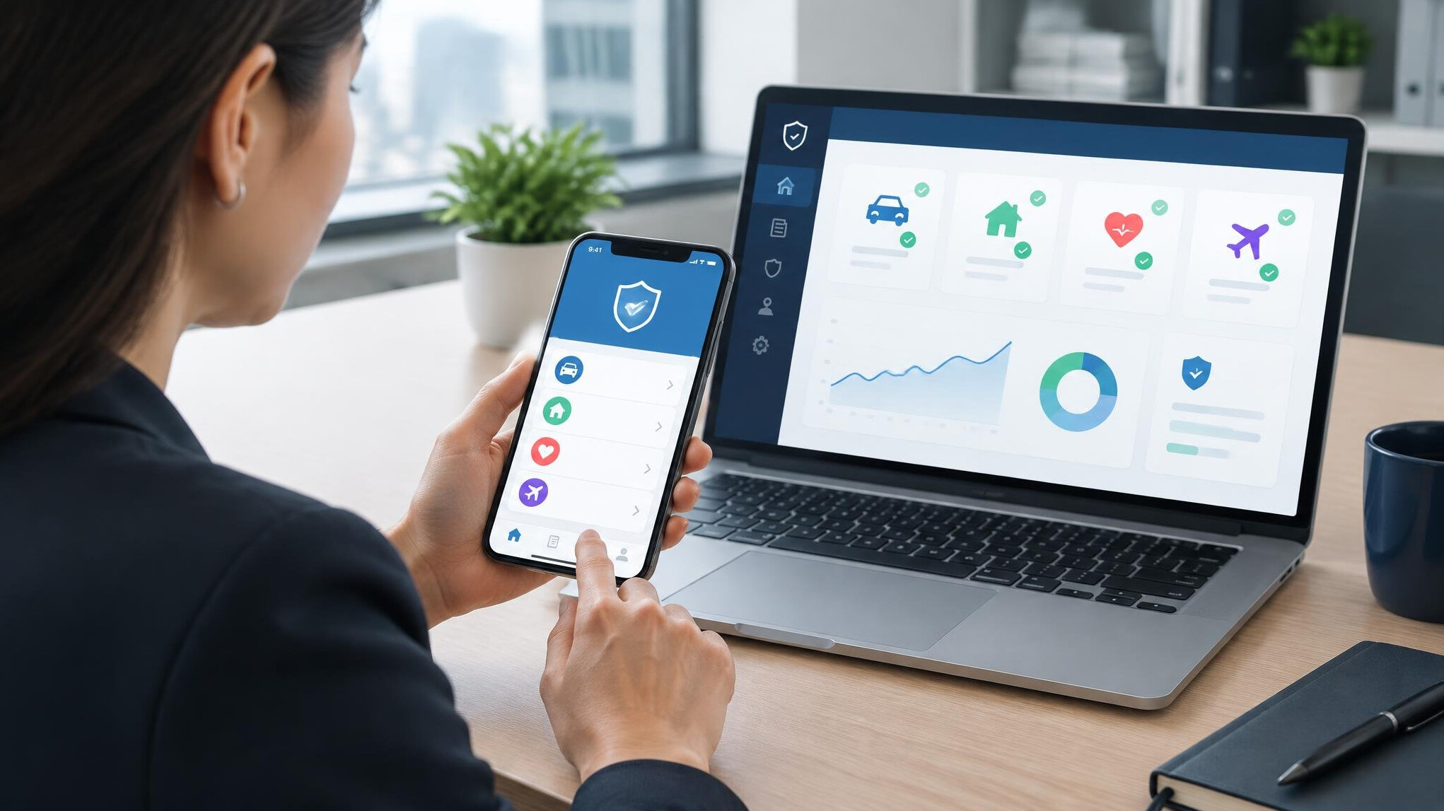 insurance software interface